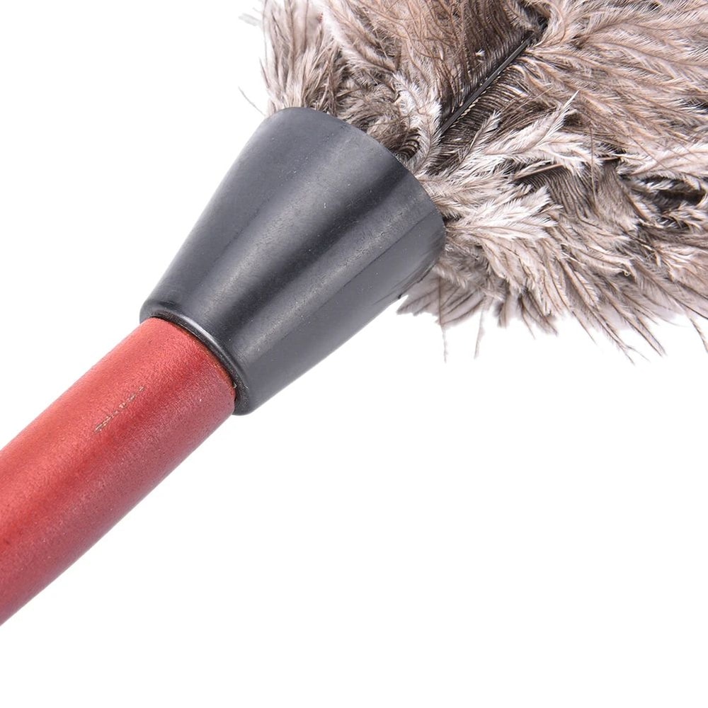 Ostrich Feather Duster With Wooden Handle 55cm 3