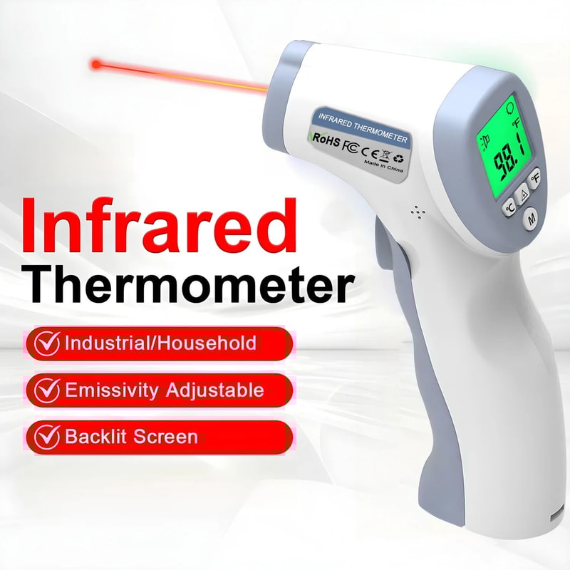 Non Contact Infrared Thermometer Laser Temperature Meter 0