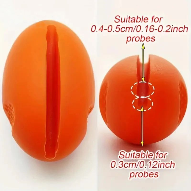 Silicone Thermometer Probe Clip For Pot Cooking 7