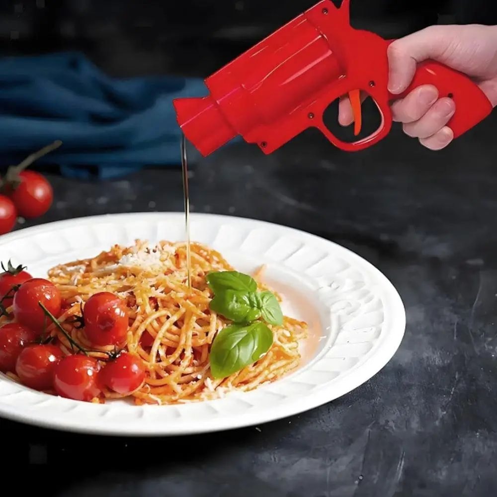 Creative Gun Style Sauce Bottle Condiment Dispenser 2