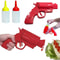 Creative Gun Style Sauce Bottle Condiment Dispenser 6