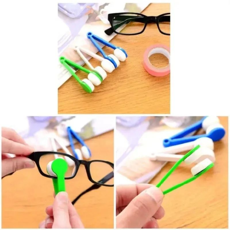 Portable Double Sided Glasses Cleaning Brush Tool 7