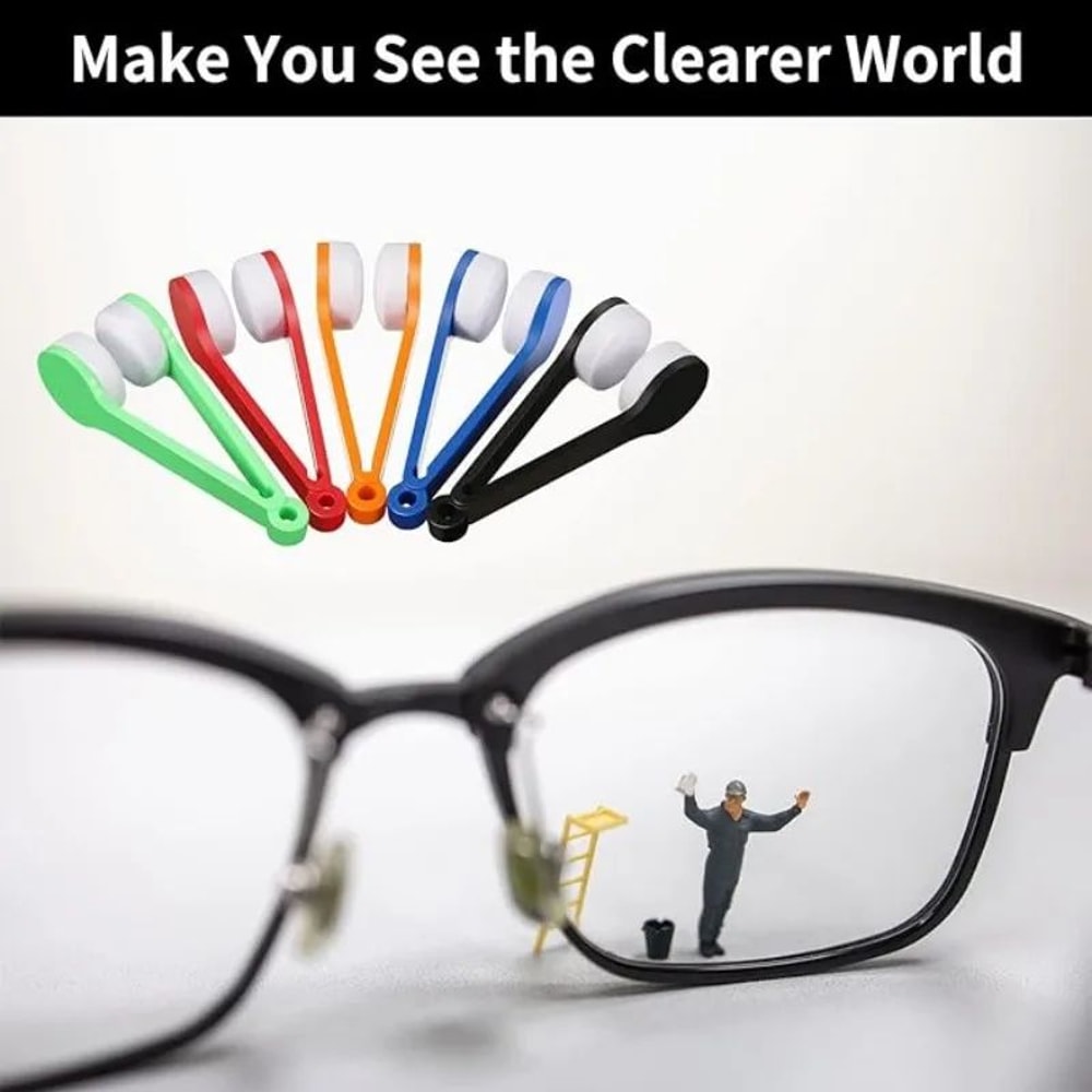 Portable Double Sided Glasses Cleaning Brush Tool 10