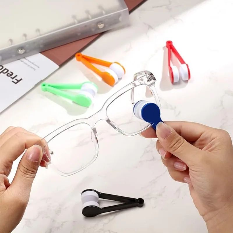 Portable Double Sided Glasses Cleaning Brush Tool 11