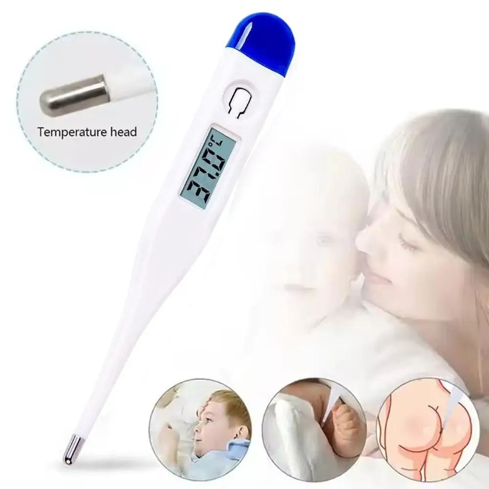 Digital LCD Thermometer For Oral And Armpit Use 0