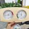 Wooden Sauna Thermometer And Humidity Meter 0
