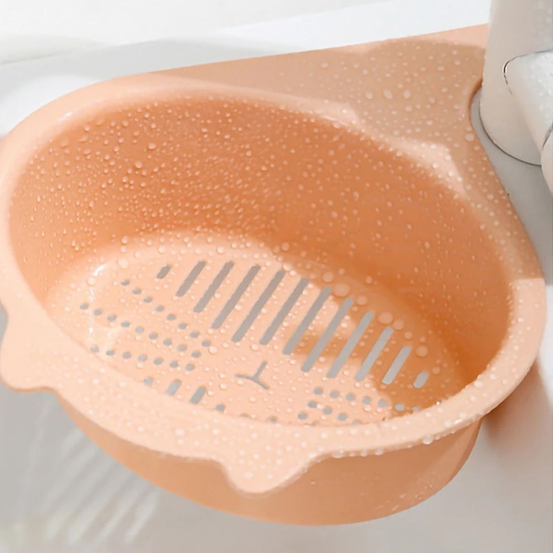 Cat Shape Sink Drain Basket Faucet Organizer 11