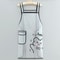 Waterproof TPU Kitchen Apron Sleeveless Oil Resistant 4