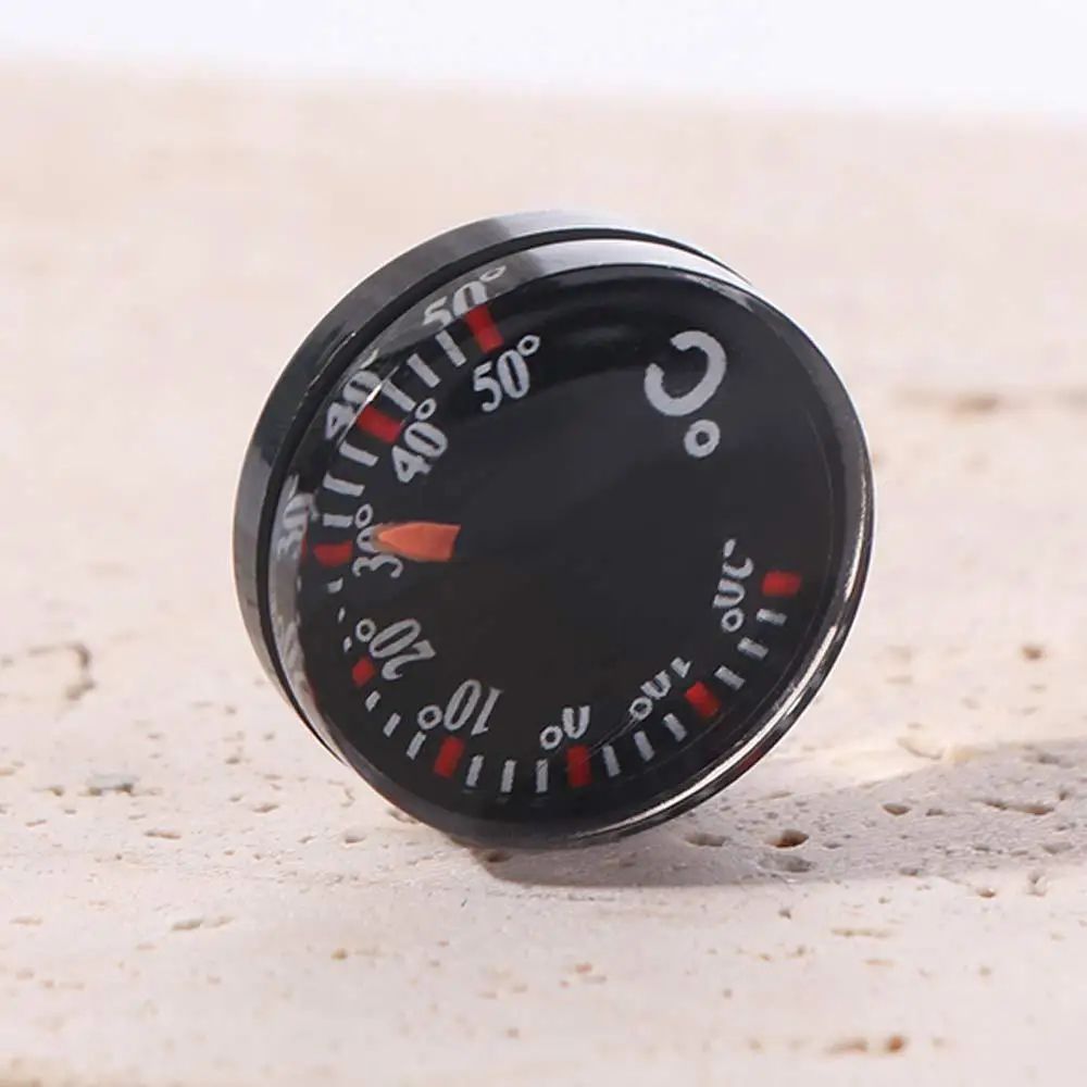 Mini Circular Waterproof Dial Thermometer 20mm 2