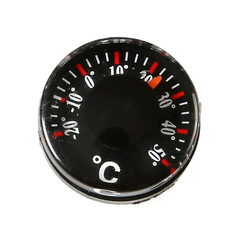 Mini Circular Waterproof Dial Thermometer 20mm 14