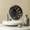 Mini Circular Waterproof Dial Thermometer 20mm 7