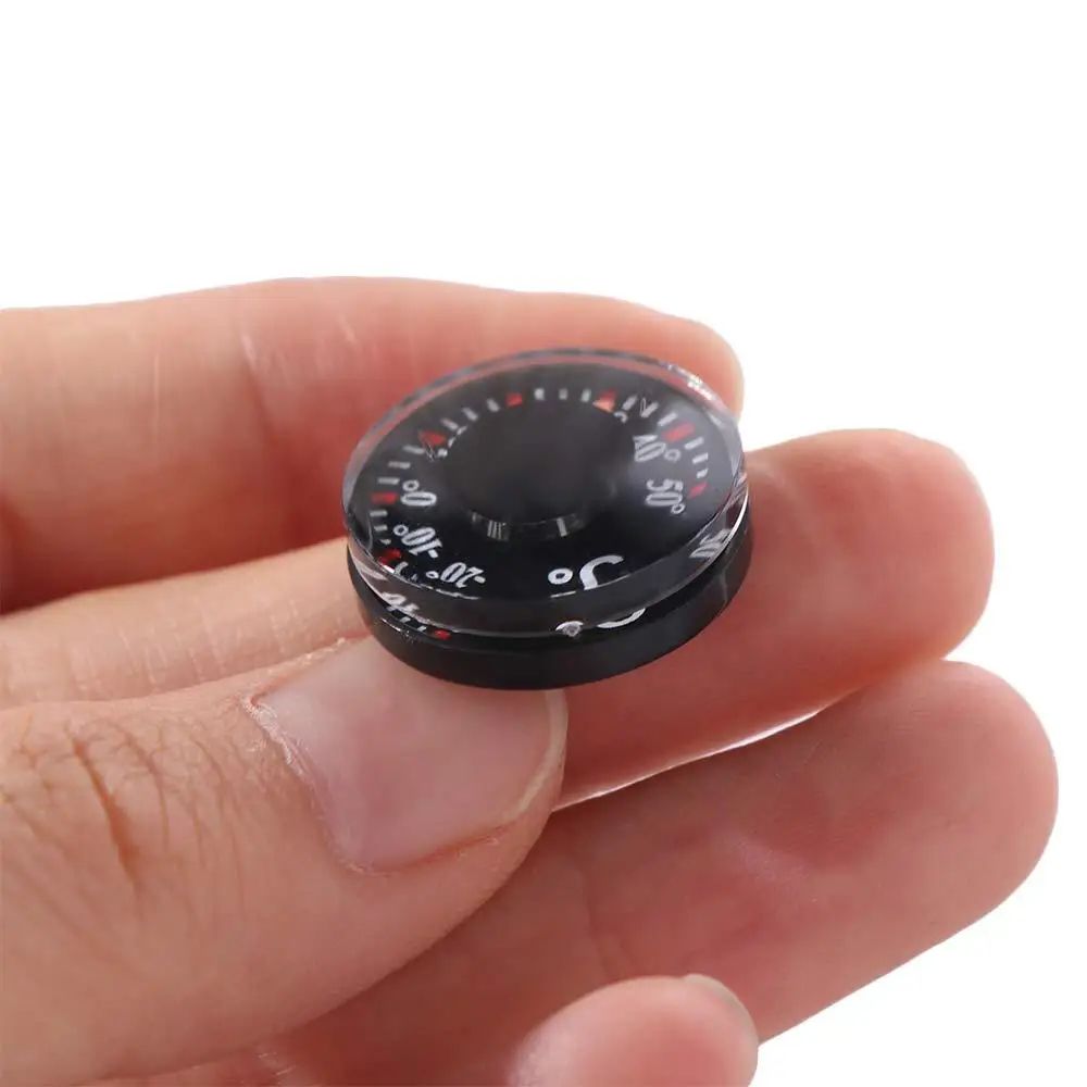 Mini Circular Waterproof Dial Thermometer 20mm 9