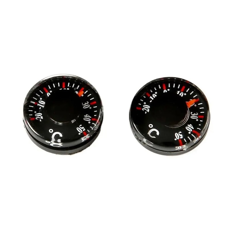 Mini Circular Waterproof Dial Thermometer 20mm 11