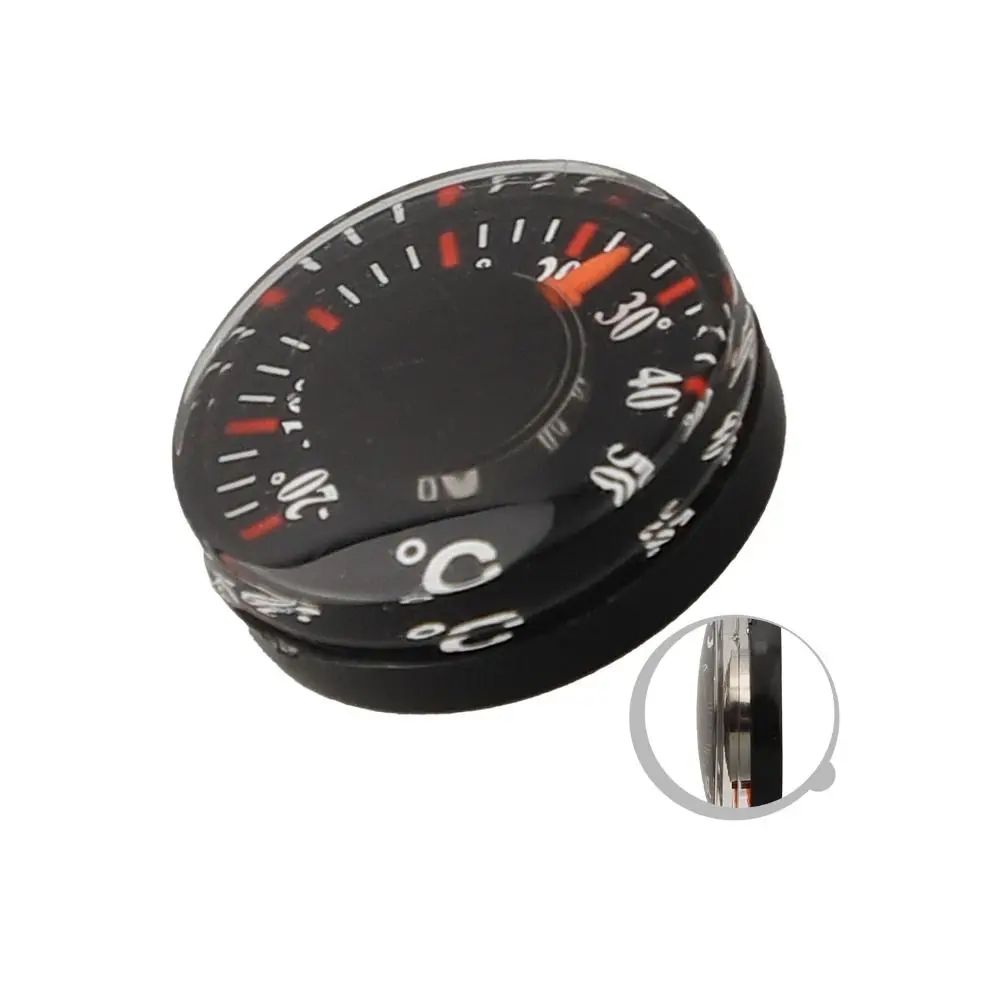 Mini Circular Waterproof Dial Thermometer 20mm 12