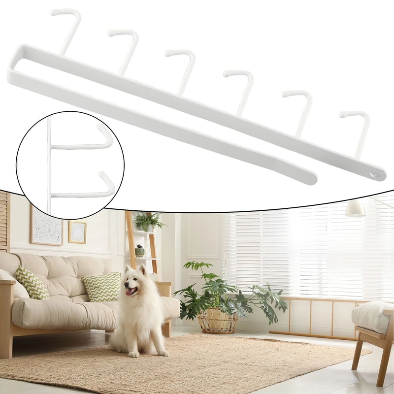 6 Hook Coffee Mug Holder Shelf Kitchen Organizer 7