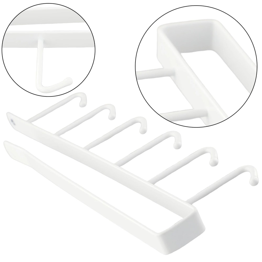 6 Hook Coffee Mug Holder Shelf Kitchen Organizer 8