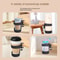Portable Desk Cup Holder Anti Spill Table Mount Rack 4