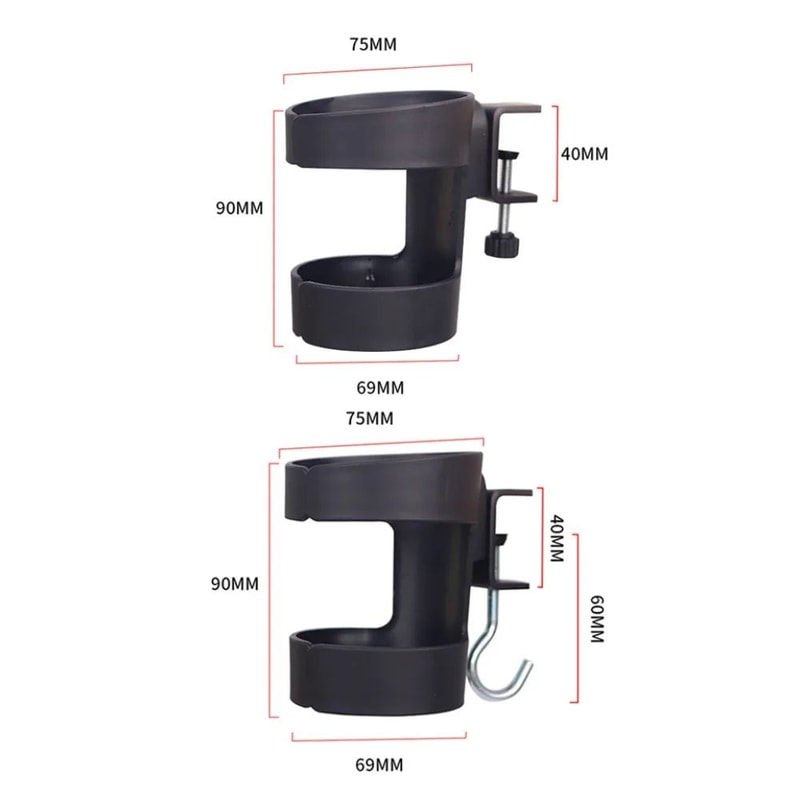 Portable Desk Cup Holder Anti Spill Table Mount Rack 5