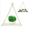 Wall Hanging Wooden Rope Shelf Flower Pot Rack 5
