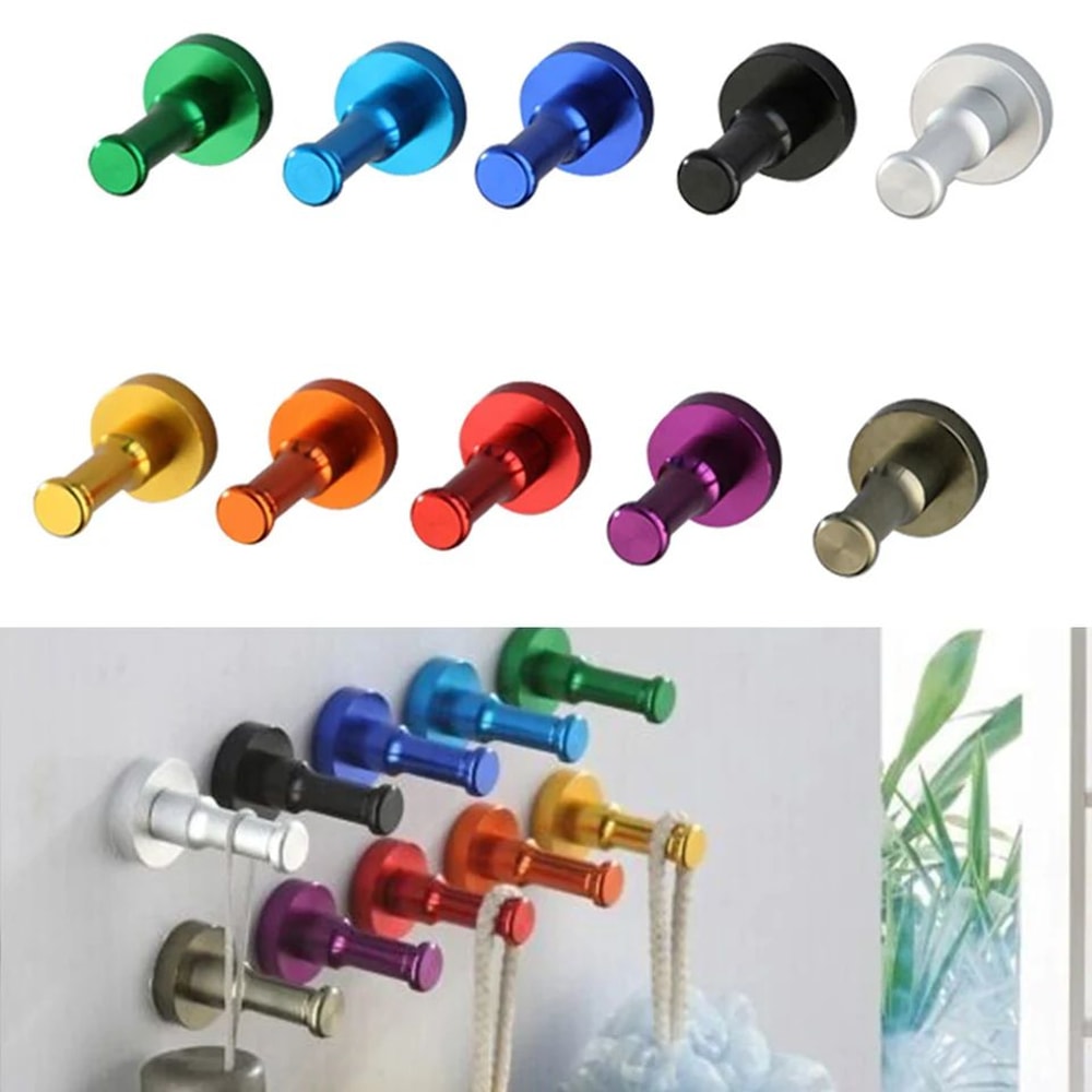 Colorful Aluminum Wall Hanger Hook For Home Decor 0
