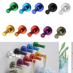 colorful aluminum wall hanger hook for home decor