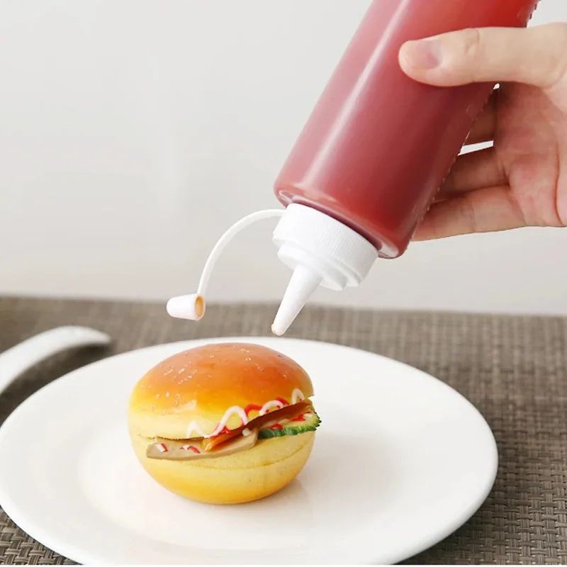 Condiment Squeeze Bottles For Sauce And Oil Storage 8