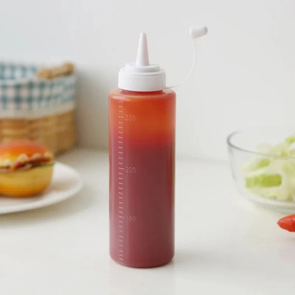 Condiment Squeeze Bottles For Sauce And Oil Storage 9