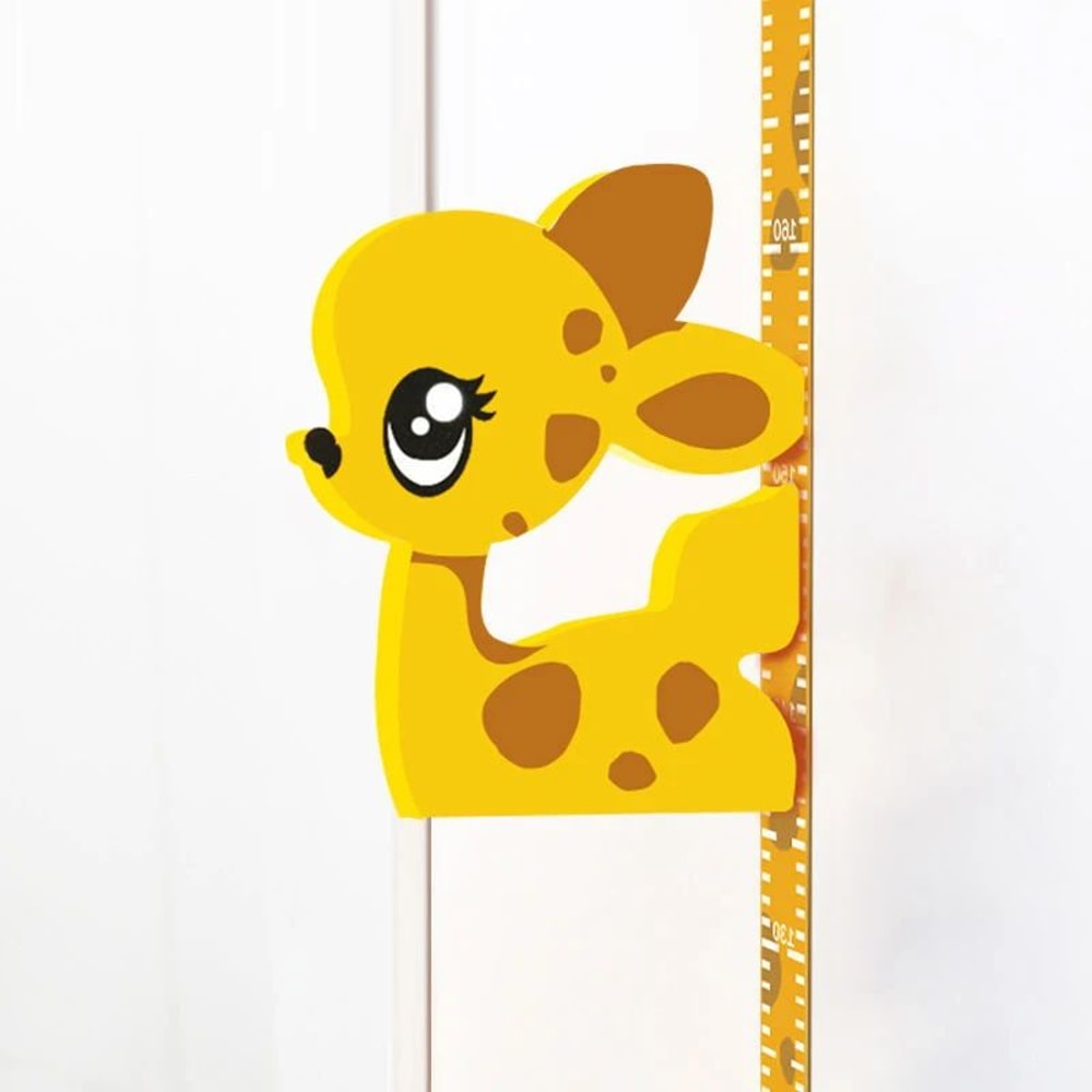 3D Cartoon Height Wall Sticker Kids Growth Chart 3