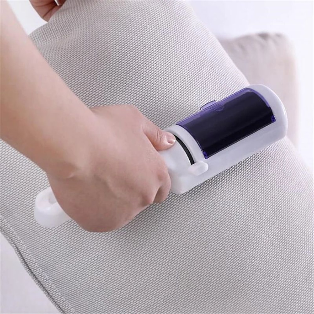 Portable Lint Roller Clothes Hair Removal Brush 7