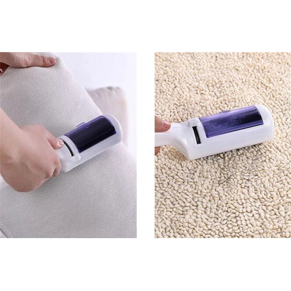 Portable Lint Roller Clothes Hair Removal Brush 8