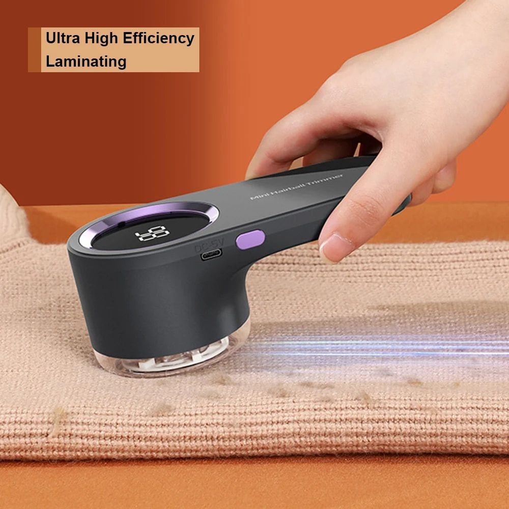 Electric Fabric Shaver Lint Remover With Digital Display 2