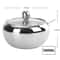 Large Stainless Steel Sugar Bowl With Lid And Spoon 1
