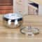Large Stainless Steel Sugar Bowl With Lid And Spoon 10