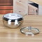 Large Stainless Steel Sugar Bowl With Lid And Spoon 10