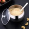 Large Stainless Steel Sugar Bowl With Lid And Spoon 12