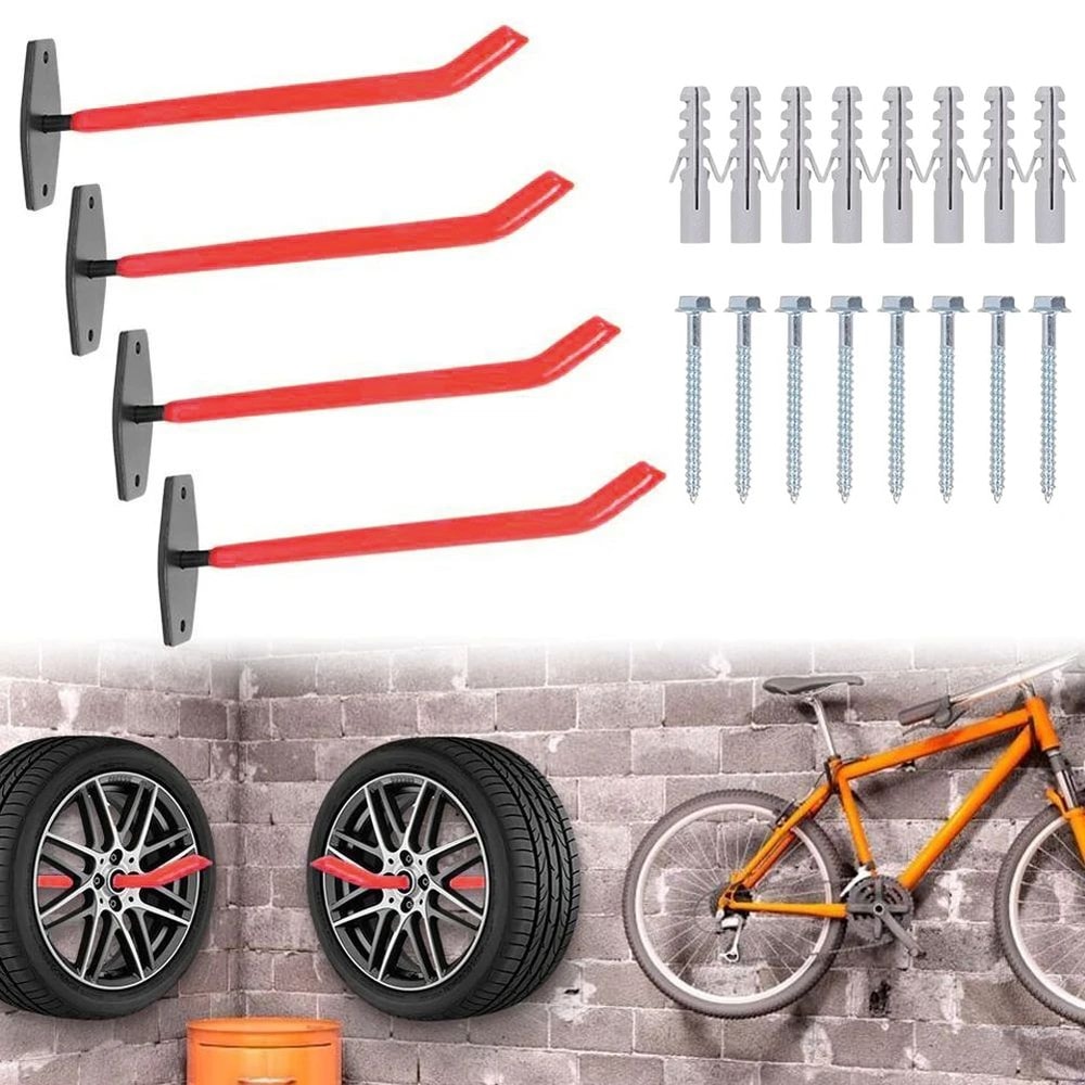 Heavy Duty Wall Mount Storage Hooks Set 4 Pieces 1