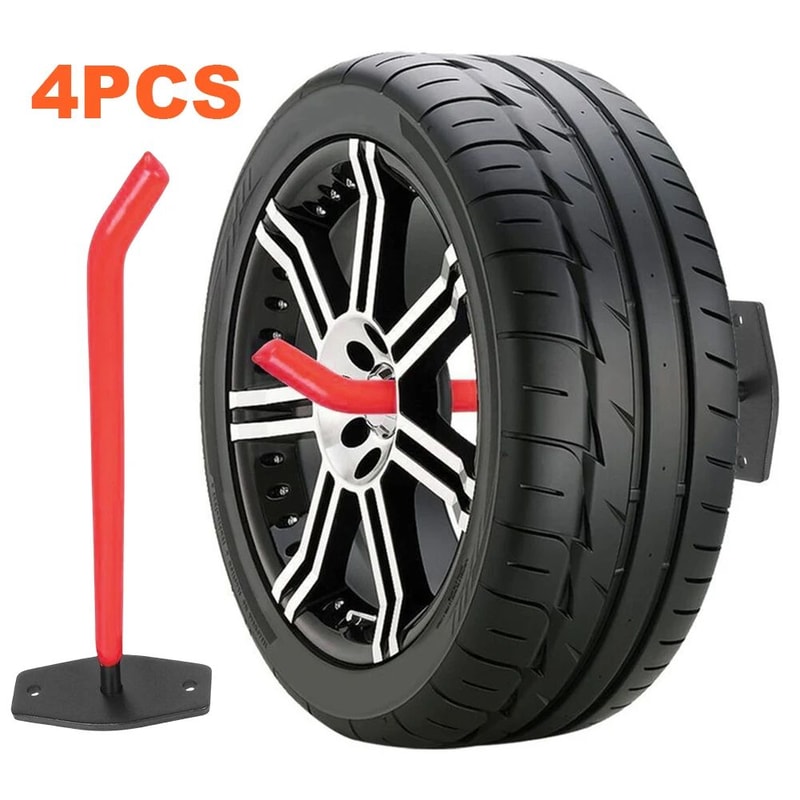 Heavy Duty Wall Mount Storage Hooks Set 4 Pieces 6