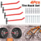 Heavy Duty Wall Mount Storage Hooks Set 4 Pieces 8