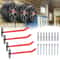 Heavy Duty Wall Mount Storage Hooks Set 4 Pieces 10