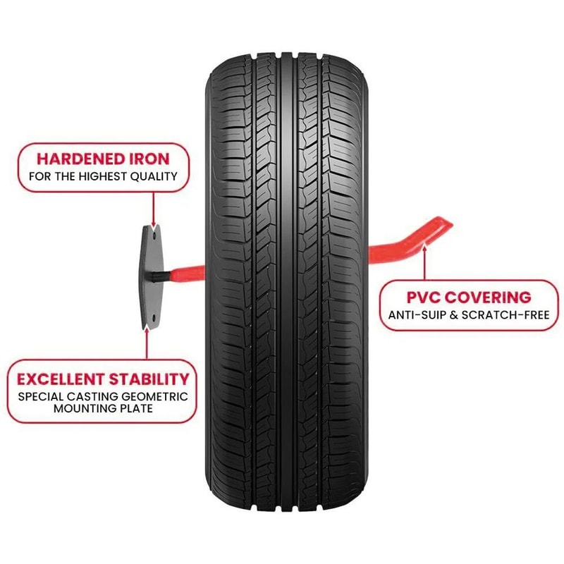 Heavy Duty Wall Mount Storage Hooks Set 4 Pieces 14