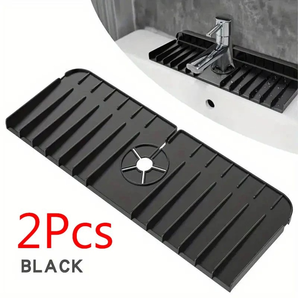 Silicone Faucet Drain Pad Sink Splash Guard 10