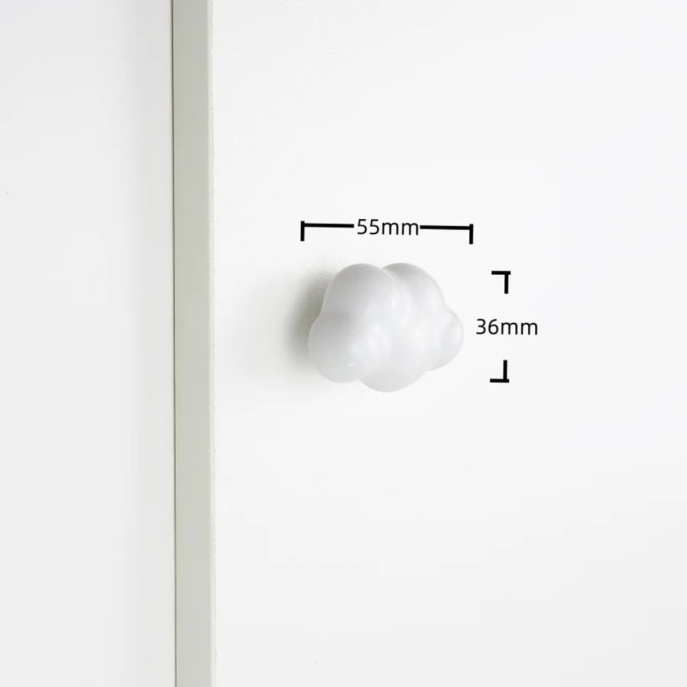 Cute Ceramic Star Moon Cloud Cabinet Knobs 7