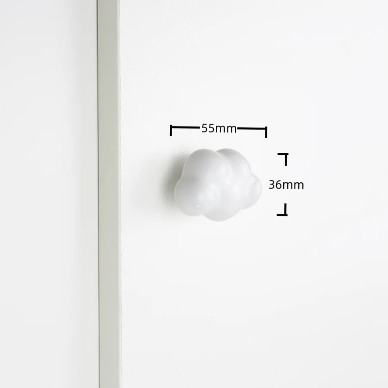 Cute Ceramic Star Moon Cloud Cabinet Knobs 7