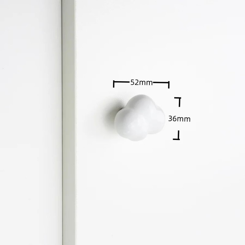 Cute Ceramic Star Moon Cloud Cabinet Knobs 15