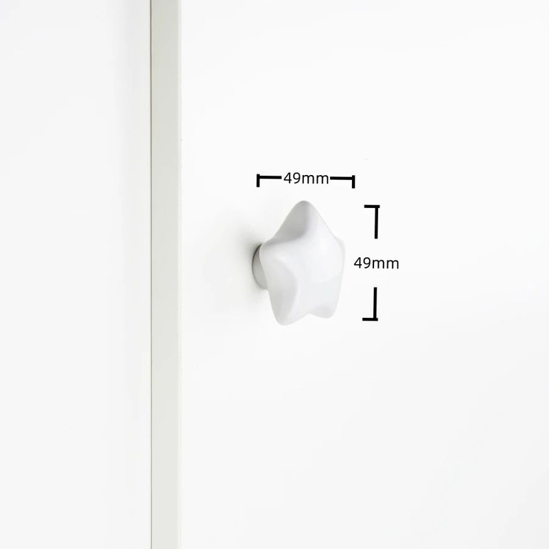 Cute Ceramic Star Moon Cloud Cabinet Knobs 20