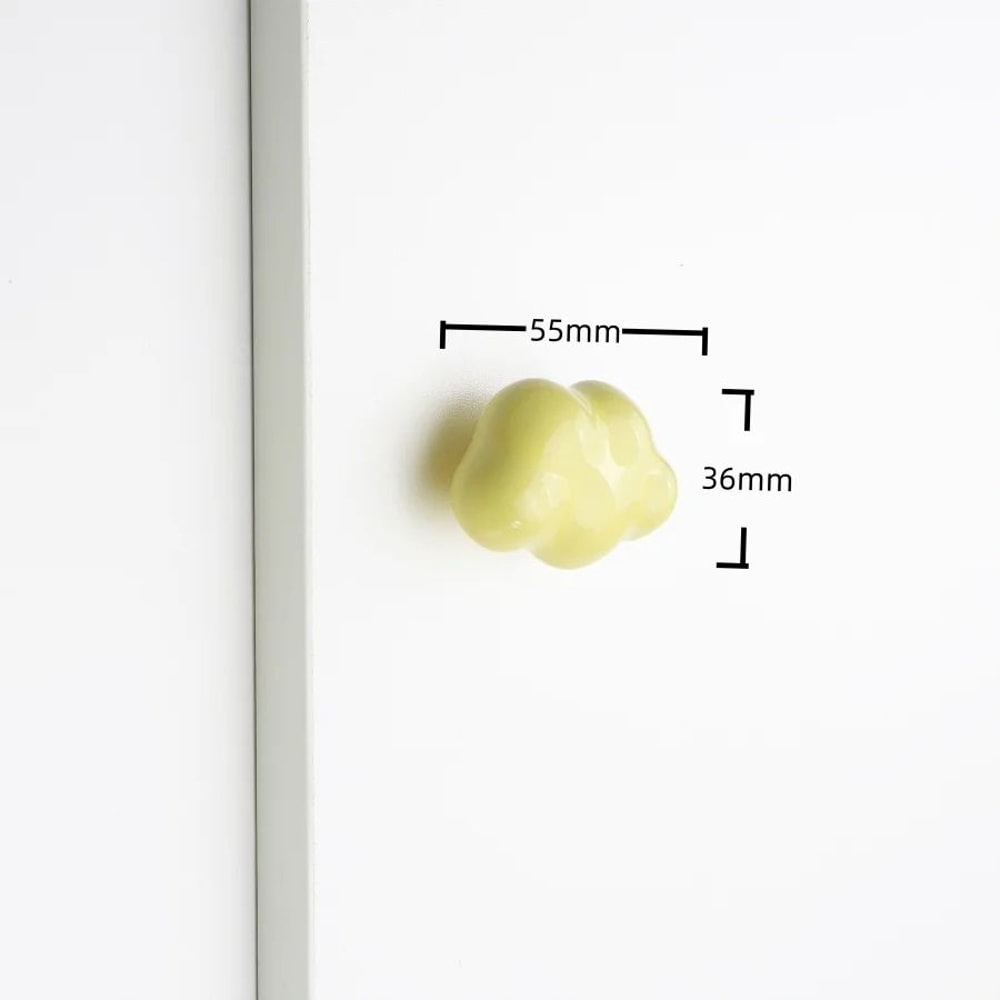 Cute Ceramic Star Moon Cloud Cabinet Knobs 8