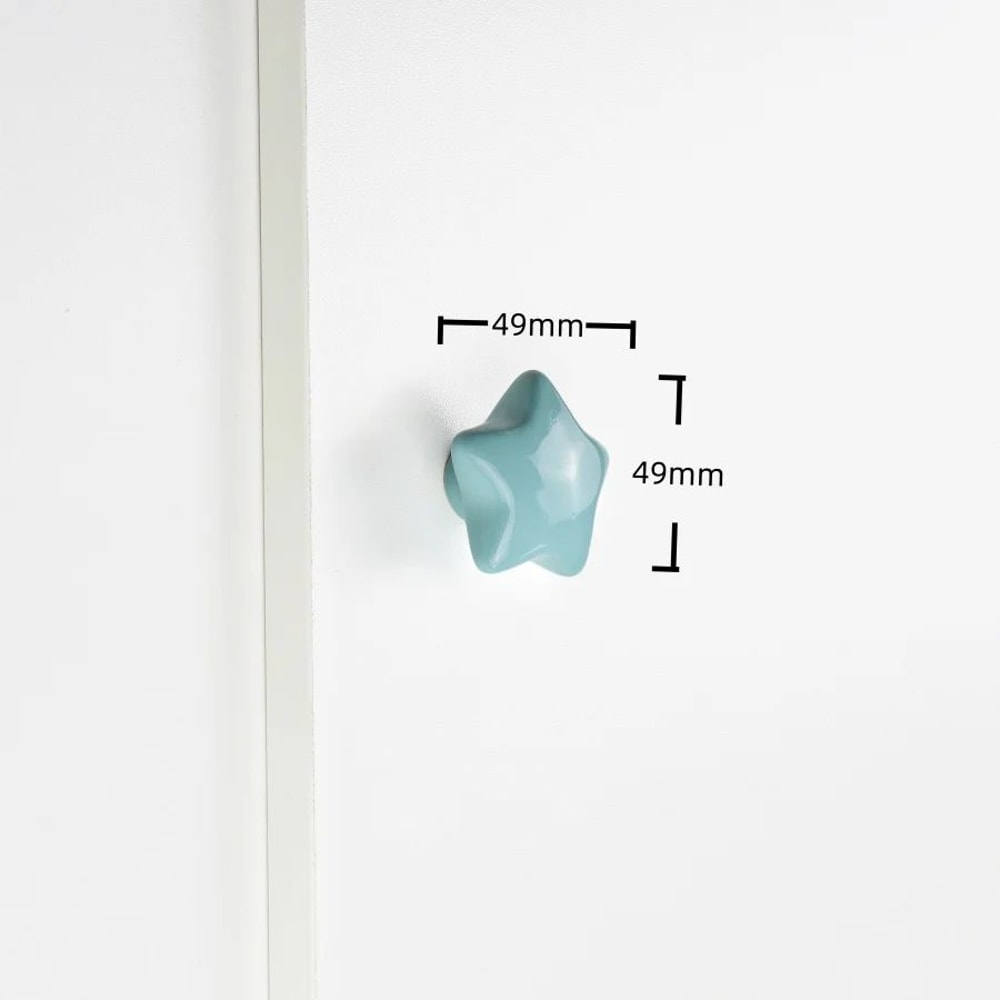 Cute Ceramic Star Moon Cloud Cabinet Knobs 24