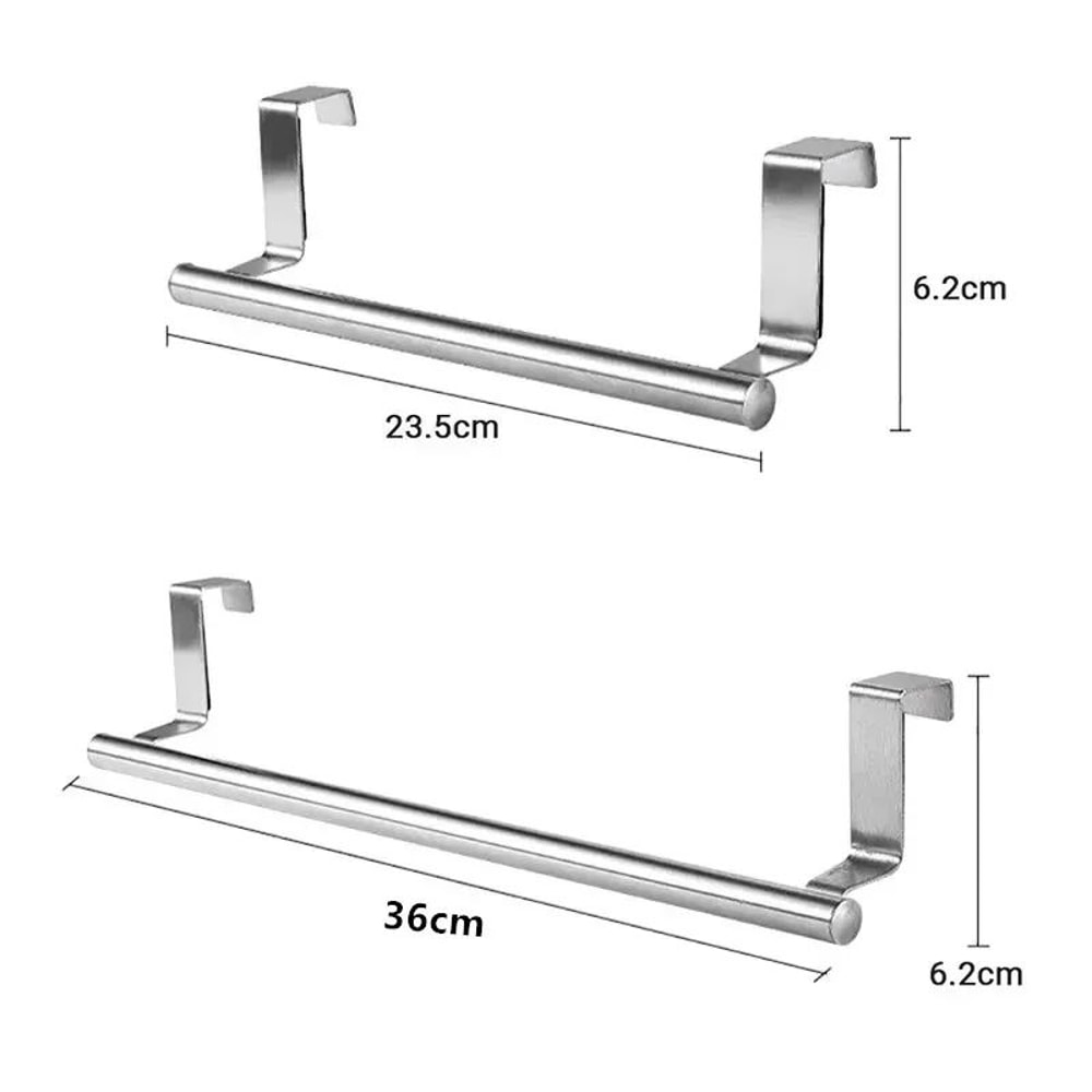 Stainless Steel Cabinet Door Towel Bar Rack 9