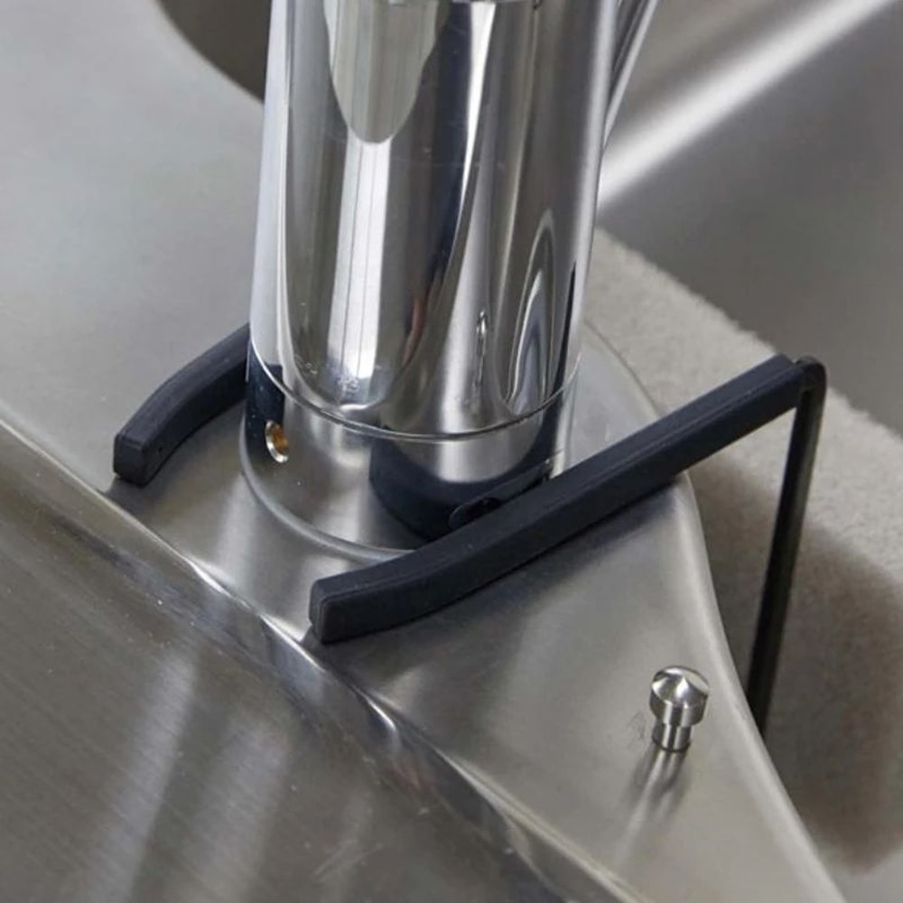 Metal Sink Caddy Sponge Holder Faucet Organizer 3