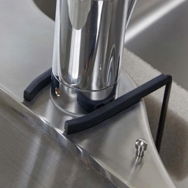 Metal Sink Caddy Sponge Holder Faucet Organizer 3